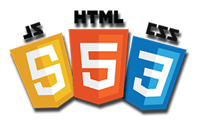 HTML5 CSS3 JavaScript Logo - The creation of websites
