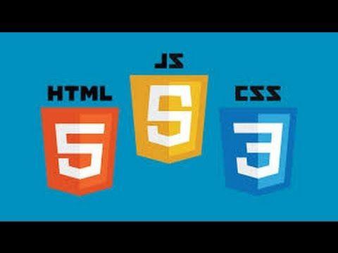 HTML5 CSS3 JavaScript Logo - Web Development Tutorial with HTML5, CSS3 and JavaScript - YouTube