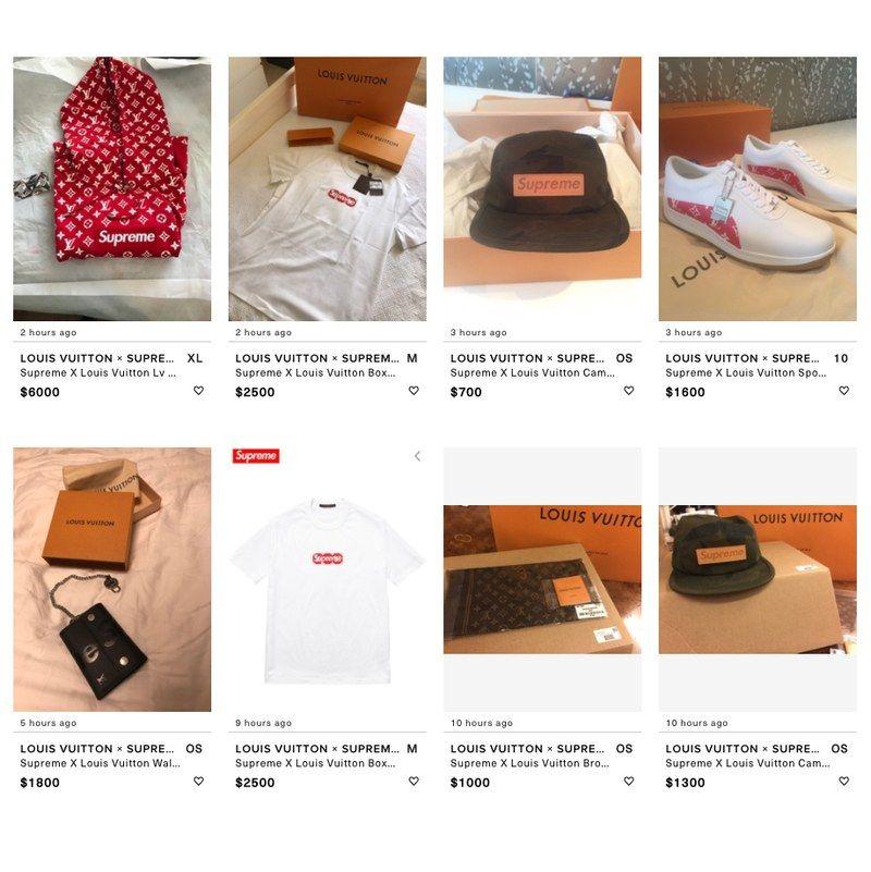 Two Louis Vuitton Supreme Logo - Supreme x Louis Vuitton Resale Prices Are Already Out of Control | GQ