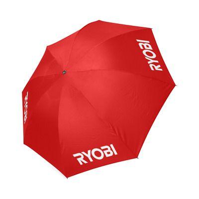 Ryobi Logo - NEW RYOBI POWER Tools Logo Red Compact Foldable Folding Umbrella ...