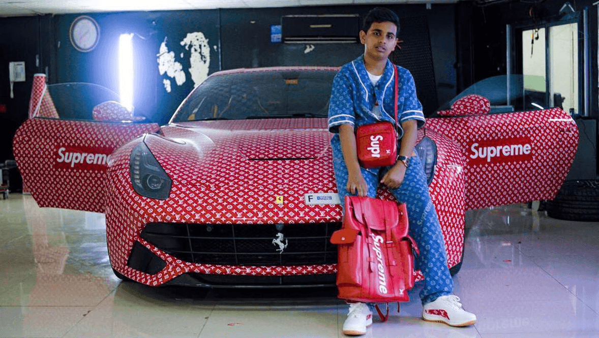 Two Louis Vuitton Supreme Logo - Custom Supreme x Louis Vuitton Gear Now Includes Ferraris | GQ