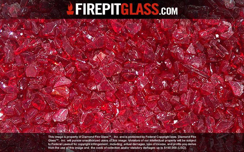 Red Diamond Inc. Logo - Ruby Red Diamond Fire Pit Glass