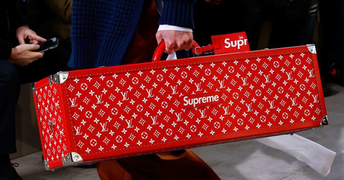 Two Louis Vuitton Supreme Logo - The Supreme and Louis Vuitton Collab Was a Brilliant Troll