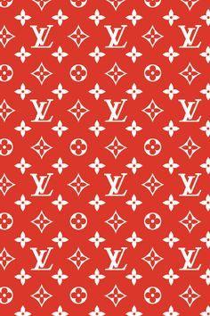 Two Louis Vuitton Supreme Logo - SUPREME x LOUIS VUITTON | Wallpapers | Supreme wallpaper, Iphone ...