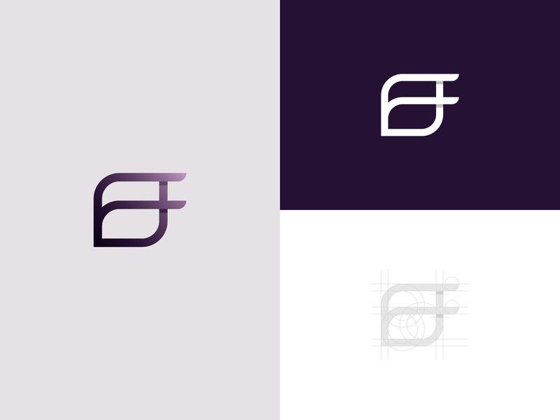 Modern Letter Logo - Modern Letter F Logo by Kanades | Dribbble | Dribbble