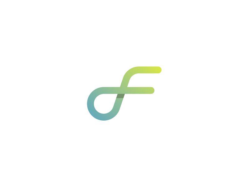 Modern Letter Logo - Modern Letter F Logo by Kanades | Dribbble | Dribbble