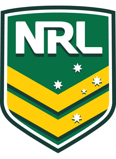 Green Yellow Shield Logo - Brand New: National Rugby League Goes Corporate'er