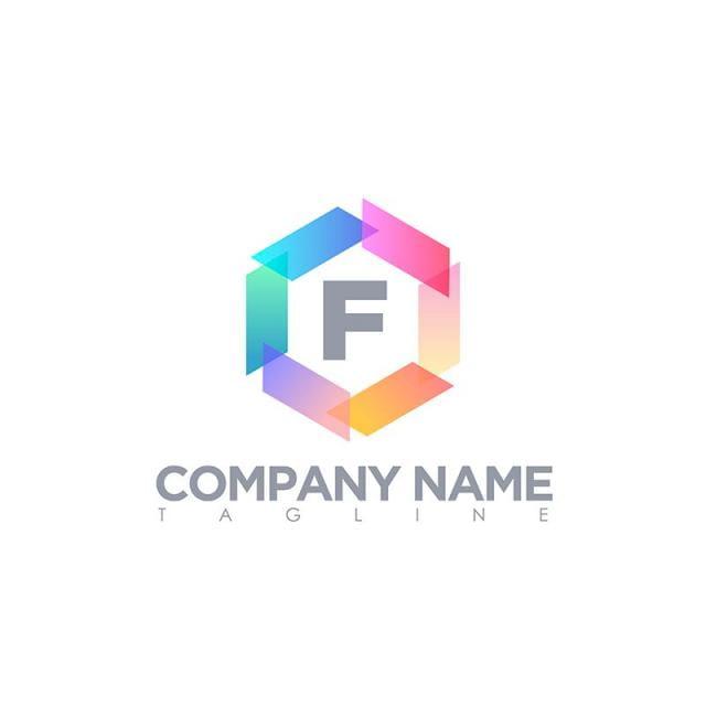 Modern F Logo - F logo modern template eps file | free graphics | UIHere
