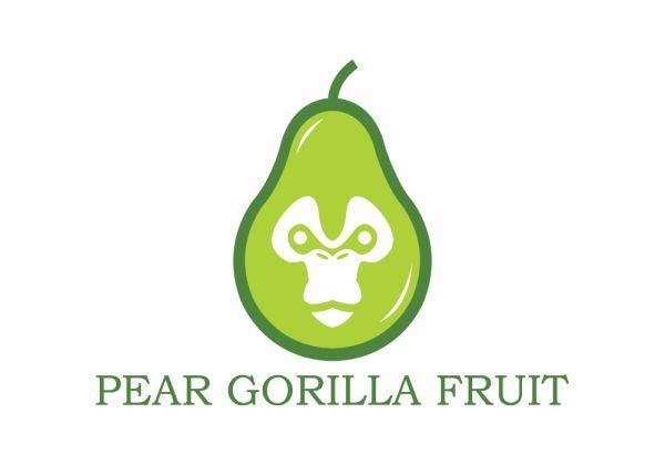 Pear Logo - Pear Gorilla Fruit