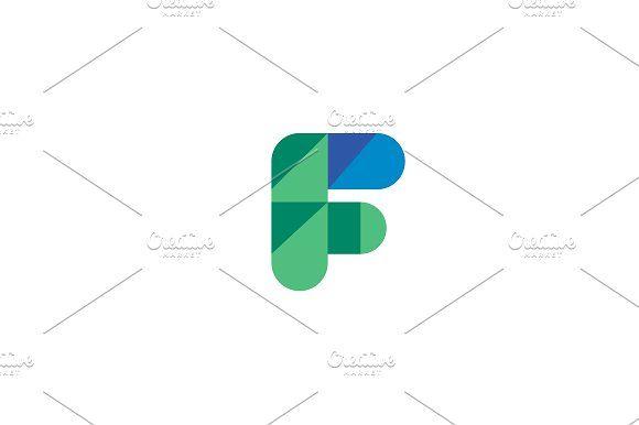 Modern F Logo - Abstract letter F logo design ~ Logo Templates ~ Creative Market