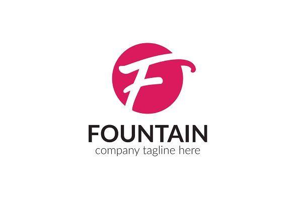 Modern F Logo - Fountain Letter F Logo ~ Logo Templates ~ Creative Market