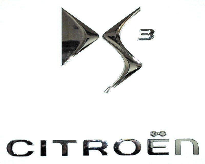 Citroen Logo - Citroen DS3 Rear Chrome Badge Emblem Logo New Genuine 9805400580 | eBay