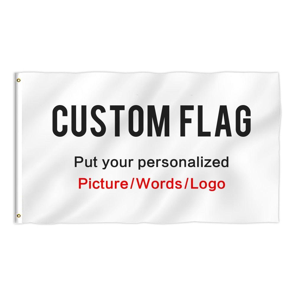 Custom Gifts Logo - Custom Flag Using Your Personalized Picture Words Logo to Customized ...