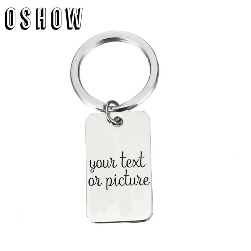 Custom Gifts Logo - 2019 Custom Gifts Laser Personalized Keychain Hand Stamped Logo ...