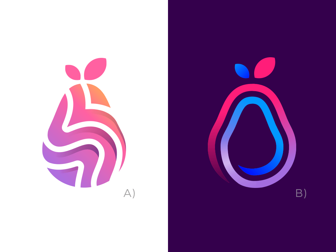 Pear Logo - Pear logos by EightSeconds | Dribbble | Dribbble