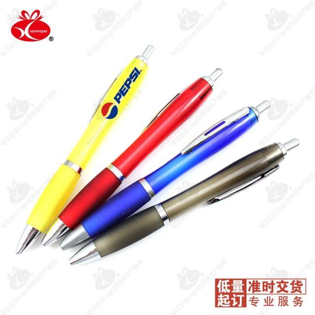 Custom Gifts Logo - DHL 500 PCS Lot Hot Sales Plastic Advertisement Pen Custom Logo