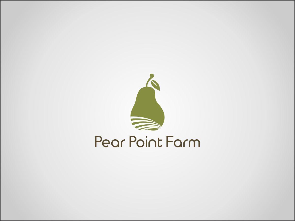 Pear Logo - Upmarket, Conservative, Tourism Logo Design for Pear Point Farm