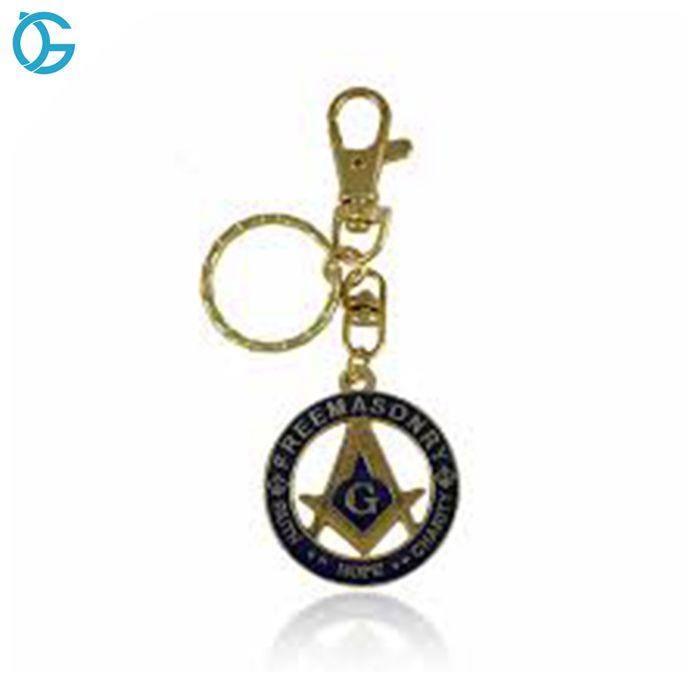 Custom Gifts Logo - Wholesale Promotional Gifts Custom Logo Metal Masonic Keychain - Buy ...
