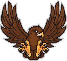 Brown Hawk Logo - Best Hawks Falcons Logos Image. Falcon Logo, Falcons