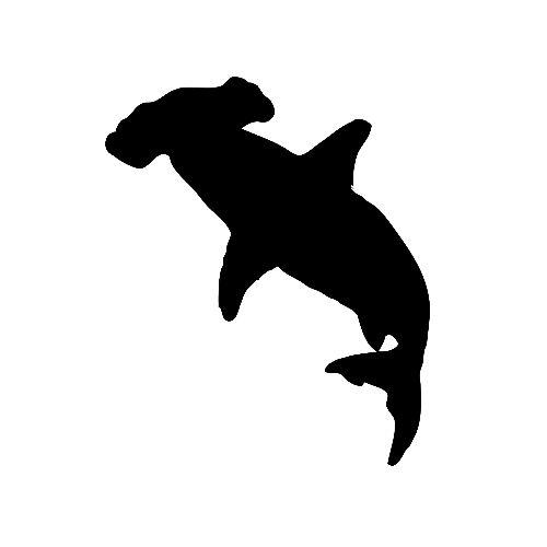 Hammerhead Shark Logo - Die Cut Vinyl Decal
