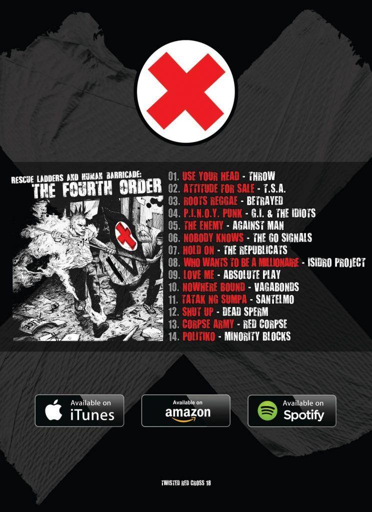 Twisted Red Cross Logo - Pinoy punk rock compilation Twisted Red Cross 18 - The Fourth Order ...