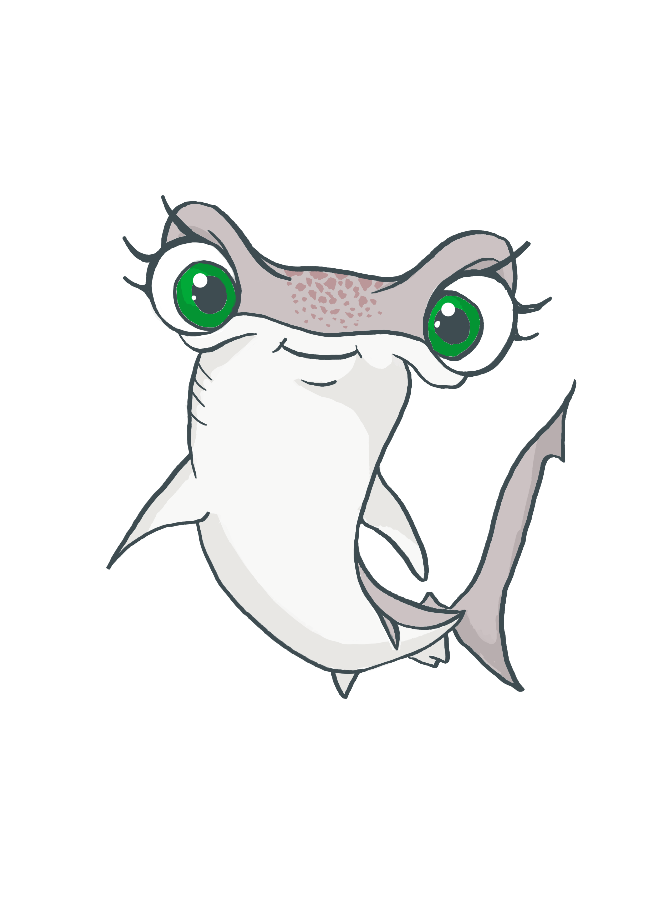 Hammerhead Shark Logo - Mae, The Little Hammerhead Shark