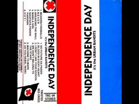 Twisted Red Cross Logo - URBAN BANDITS Independence Day 1985 Full Album Twisted Red Cross
