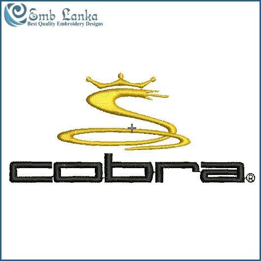 Cobra Golf Logo - King Cobra Golf Logo Embroidery Design | Emblanka.com