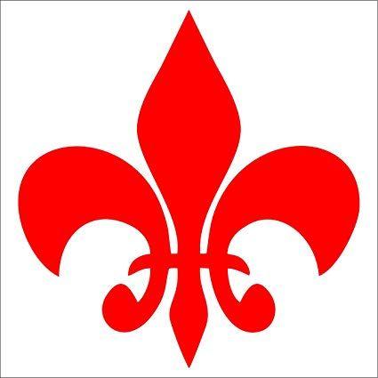 Red Fleur De Lis Logo - LogoDix