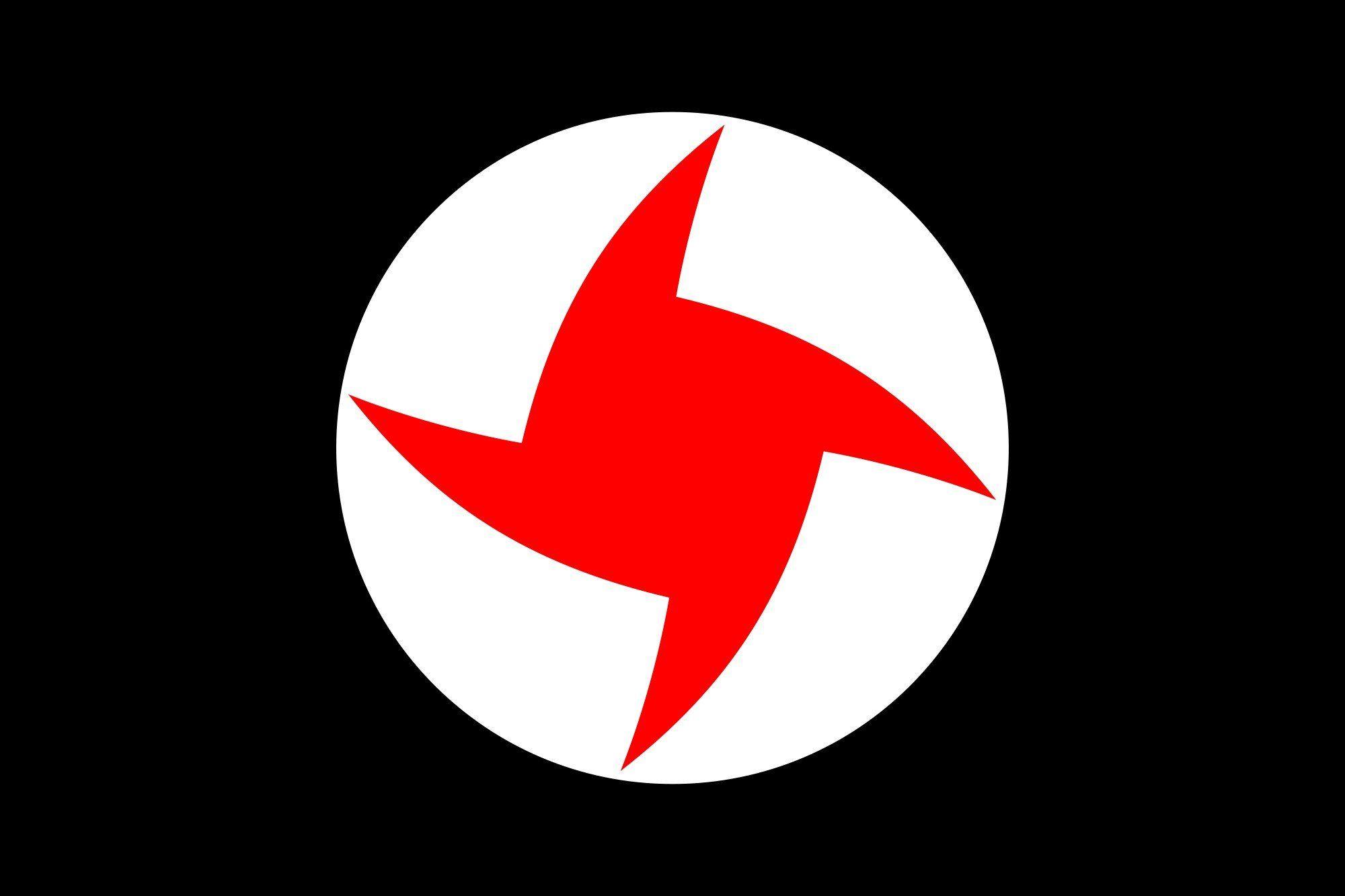 Twisted Red Cross Logo - 2000px Flag Of The Syrian Social Nationalist Party_svg Wallpaper