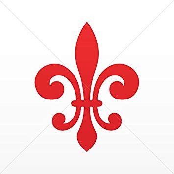 Red Fleur De Lis Logo - Amazon.com: Religion Various sizes Decals Stickers Fleur De Lis Logo ...