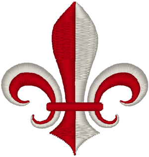 Red Fleur De Lis Logo - Fleur de lis #9 Embroidery Design | Logo Design | Pinterest ...