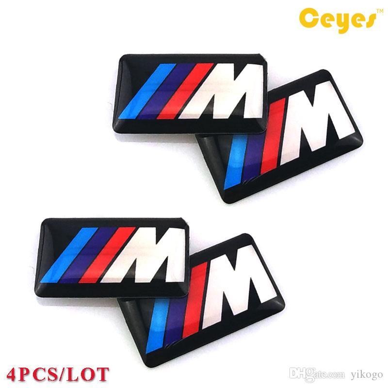 M Car Logo - 2019 Car Logo Stickers For Bmw M M5 M6 F32 E53 E90 F10 X3 Epoxy Car ...