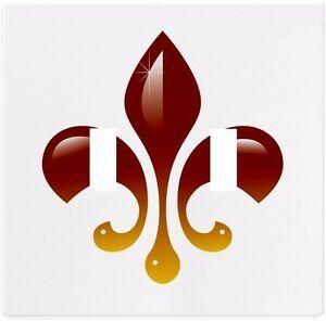 Red Fleur De Lis Logo - Red Yellow Fleur De Lis Wallplate Wall Plate Decorative Light Switch ...