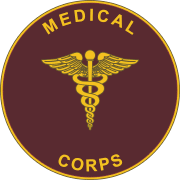 Military Medical Cross Logo - Caduceus as a symbol of medicine