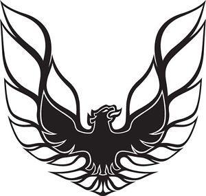 Old Firebird Logo - Pontiac Firebird Logo B Vinyl Decal Your Color Choice Sticker | eBay