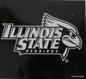 Old Illinois State Redbirds Logo - Illinois State University Redbirds White Lg Window Graphic Sticker ...