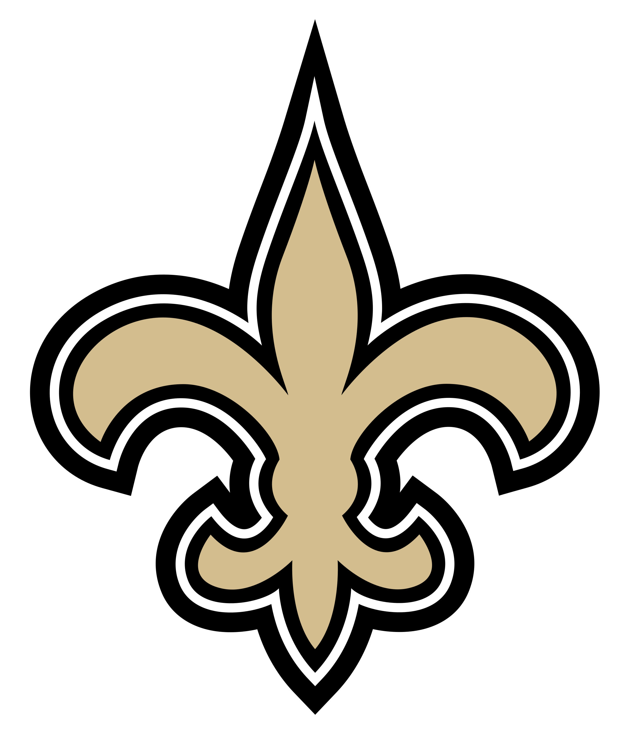 Saints Football Logo - New Orleans Saints Logo PNG Transparent & SVG Vector - Freebie Supply