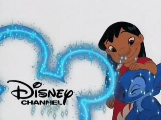 Old Disney Channel Logo - Lilo and Stitch with the Disney Channel logo. Lilo & Stitch. Lilo