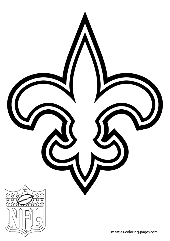 Saints Football Logo - Saints Football Coloring Pages | How to Print Coloring Pages from ...