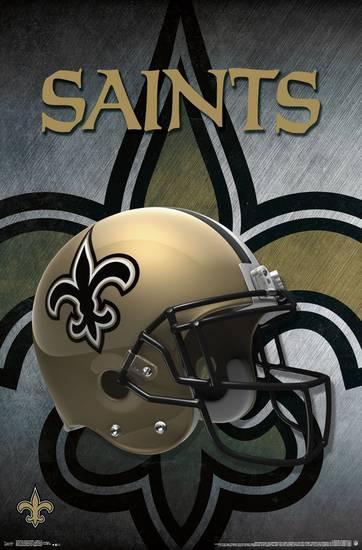 Saints Football Logo - NFL: New Orleans Saints- Logo Helmet 16 Prints at AllPosters.com