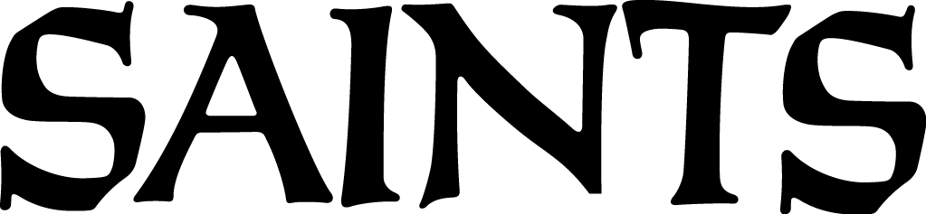 Saints Football Logo - New Orleans Saints Wordmark Logo - National Football League (NFL ...