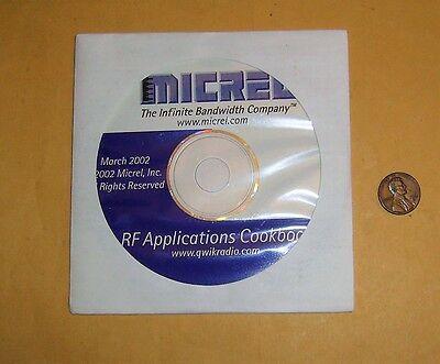 Micrel Inc Logo - RF APPLICATIONS COOKBOOK Disc by Micrel Inc. - $3.01