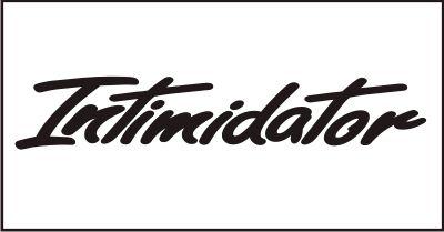 Intimidator Logo - Intimidator #1 Windshield Decal - In Loving Memory Car Window Decals