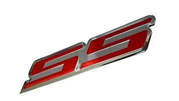 Intimidator Logo - Amazon.com: SS Super Sport RED Highly Polished Aluminum Silver ...
