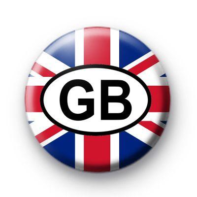 Red White Oval Logo - union Jack GB Oval badge : Kool Badges
