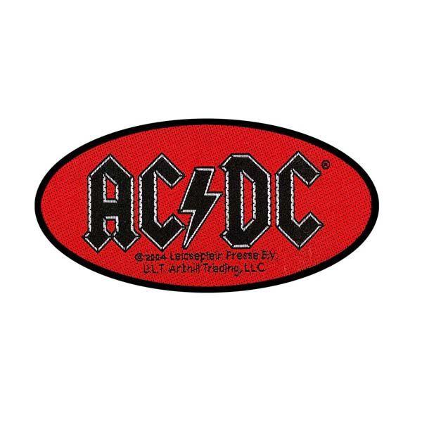 Red White Blue Oval Logo - AC DC Standard Patch: Oval Logo (Loose)