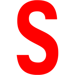 Red Letter S Logo - Red letter s icon red letter icons