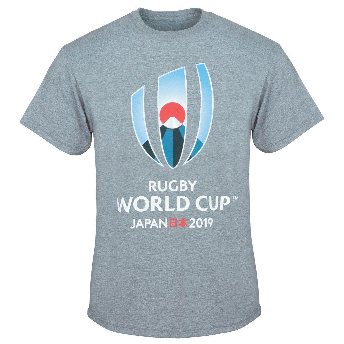 RWC Logo - Junior Rugby World Cup 2019 Large Logo Tee Charcoal | rugbystuff.com