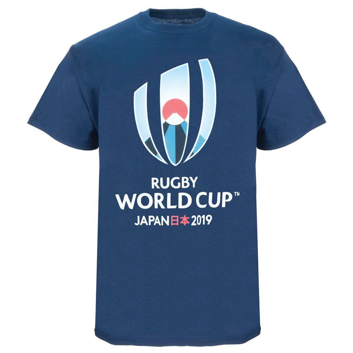 RWC Logo - Junior Rugby World Cup 2019 Large Logo Tee Navy | rugbystuff.com